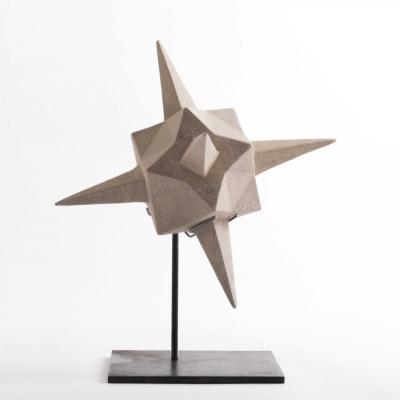 Ceramique sculpture geometrique