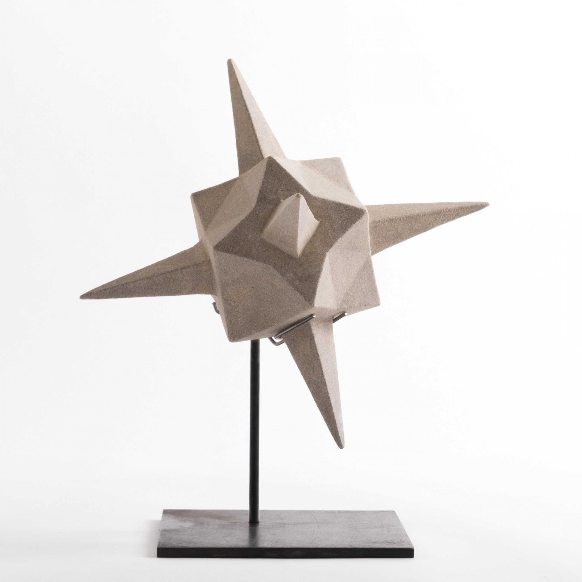 Ceramique sculpture geometrique
