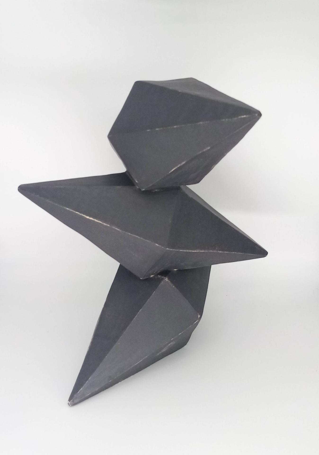 Geometrie sculpture equilibre