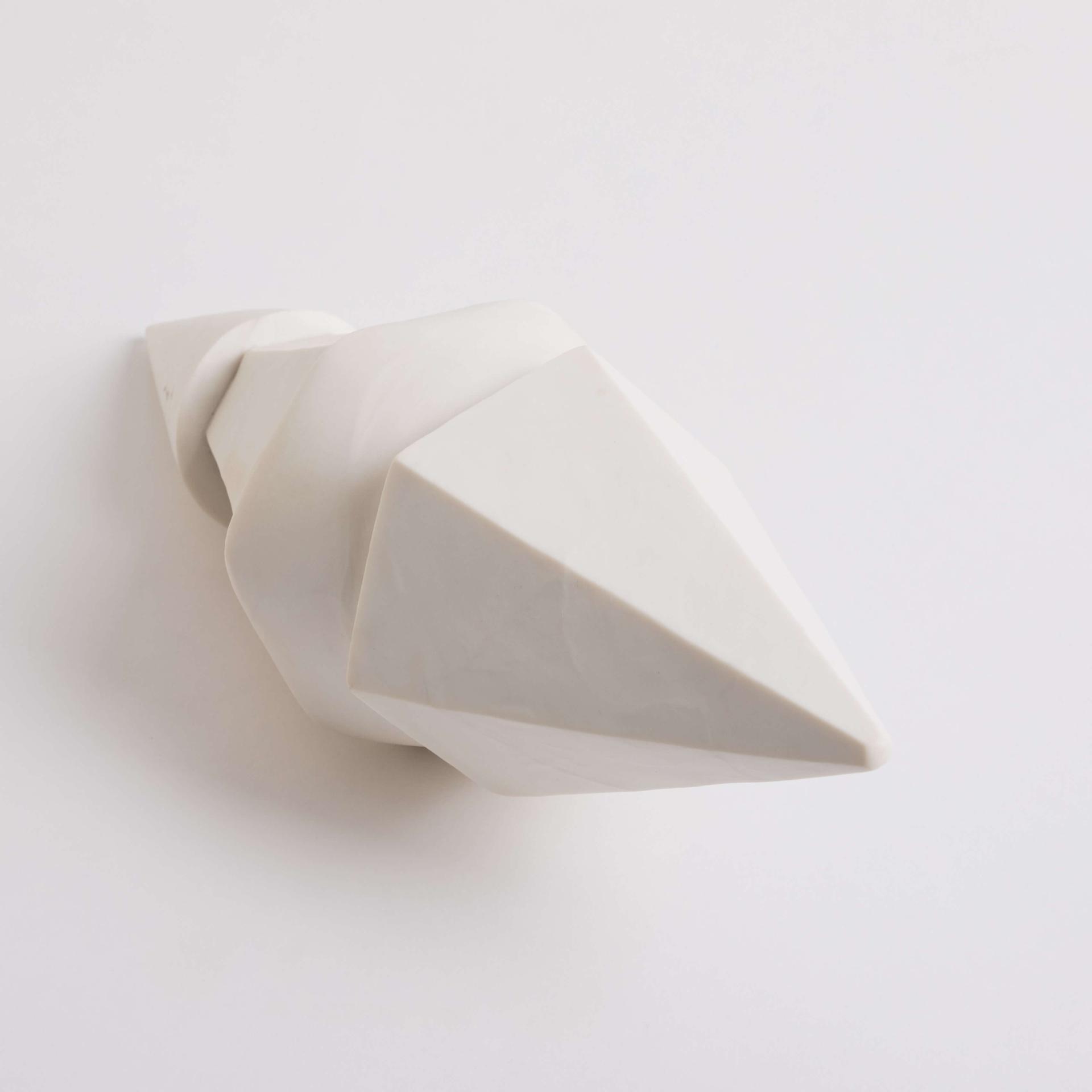 Geometrie sculpture porcelaine