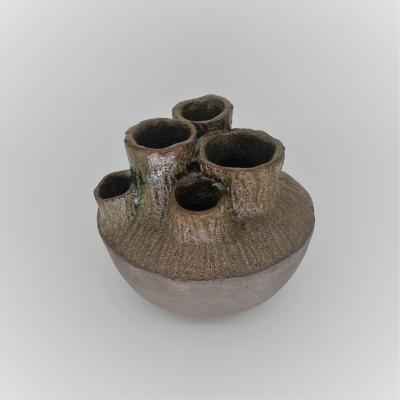 Vase corail ceramique gres