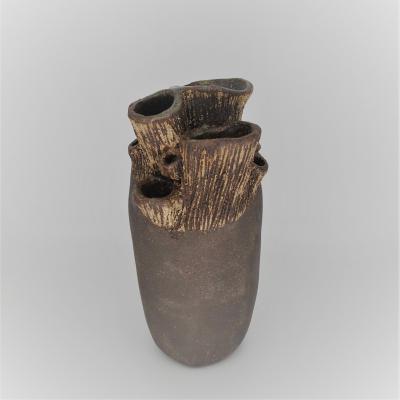 Vase corail gres